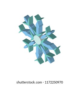Frost isometric left top view 3D icon