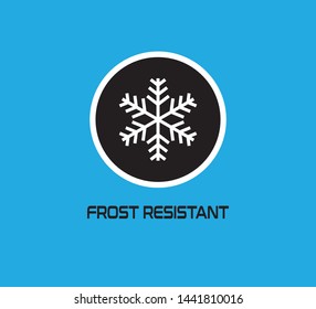Frost Resistant Icon, Vector Design