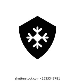 Frost resistant icon web design in vector