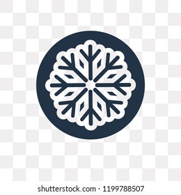Frost vector icon isolated on transparent background, Frost transparency concept can be used web and mobile
