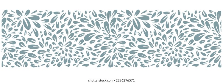 Frosted glass film designs for office partitions. Seamless artistic pattern. Decorative window film design series.