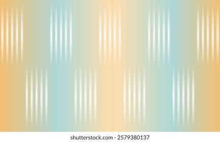 Frosted ribbed glass with blurred vertical lines on a yellow-blue background.