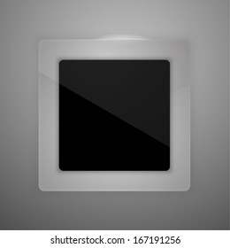 Frosted surface gloss elements. 