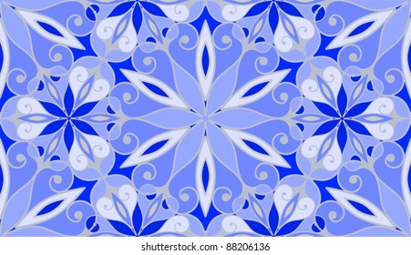 Frosted window glass, seamless vector pattern