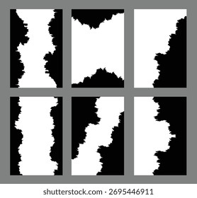 Janela de inverno gelada com padrão de neve Ilustração do vetor