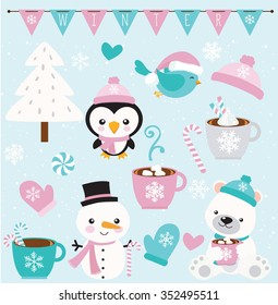 Frosty Friends - Winter Elements