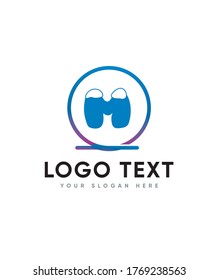Frosty joy letter type M logo template, Vector logo for business and company identity 