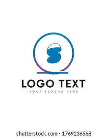 Frosty joy letter type S logo template, Vector logo for business and company identity 