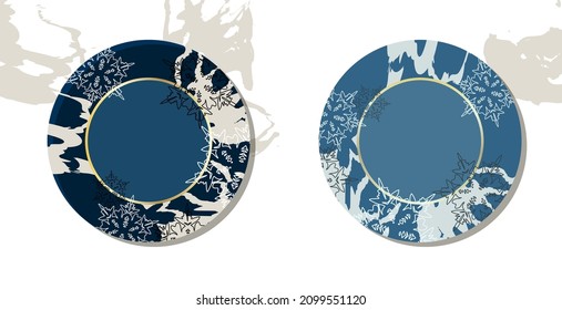 Frosty pattern seamless pattern. Snow pattern on a dark background. Winter background.Vector illustration.