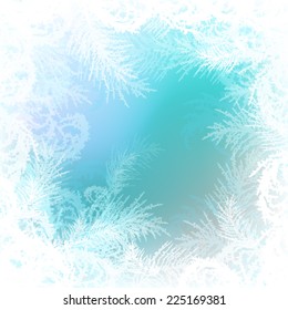 Frosty Pattern Vector Background