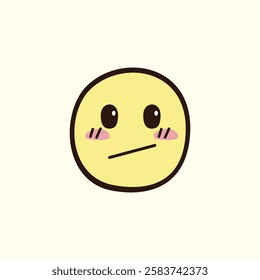 Frowning Doodle Emoji for design needs, Landing Pages, Animation, Apps, Presentations, Content Creator and other Promotions