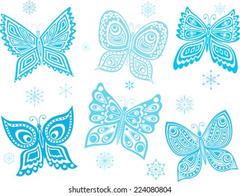 frozen butterflies