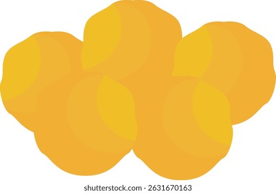 Frozen Fish Ball Food Illustration