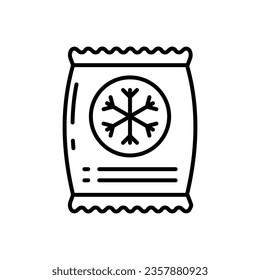 Frozen Food icon in vector. Illustration