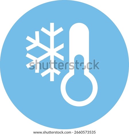 Frozen food label with bold snowflake icon. Perfect for packaging, delivery, and temperature-sensitive transport instructions.