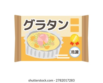 Frozen gratin illustration
Translation: Gratin, frozen