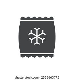 frozen icon outline simple logo