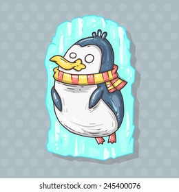 frozen penguin