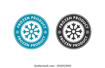 Frozen Product Logo Template Illustration