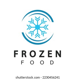 Frozen Products Logo Design Template