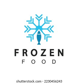 Frozen Products Logo Design Template