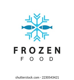Frozen Products Logo Design Template