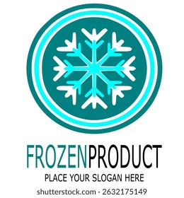 Plantilla de diseño de logotipo de Productos congelados
