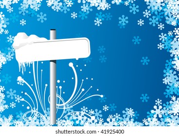  frozen signpost