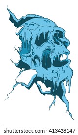 Frozen skull