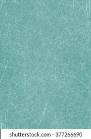 Frozen water depth in the cracks. Frozen texture, hibernation pattern. Melted ice, dry ice. Vector grunge scratched texture. Teal and turquoise, abstract website area background,  A4