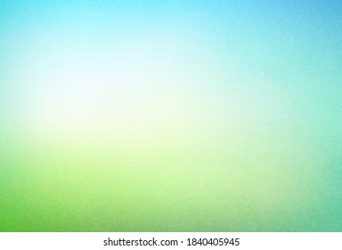 Frozen Window. Green and blue background