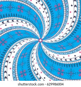 Frozen winter blue background,vector illustration