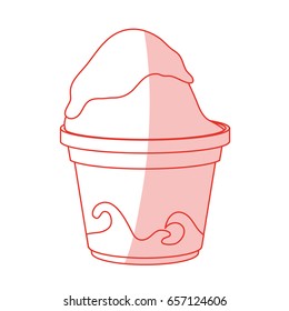 Frozen yogurt design
