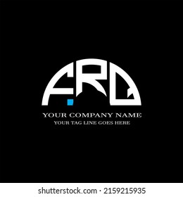 FRQ letter logo creative design with vector graphic