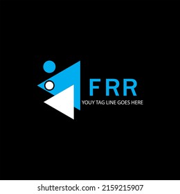 FRR letter logo creative design with vector graphic