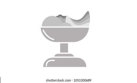 Fruists bowl icon isolated vector illustration