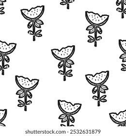 Fruta Abstrato grunge textura estilizado padrão rapport vetor