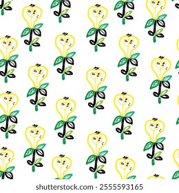 Fruit Abstract grunge texture stylized pattern rapport vector