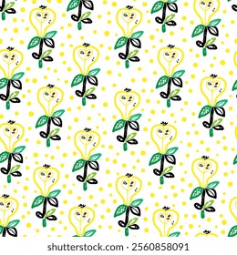 Fruit Abstract grunge texture stylized pattern rapport vector