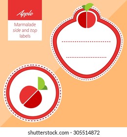 Fruit, apple label graphic