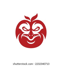 Logo-Design für Fruchtapfel-Pinguin-Logo