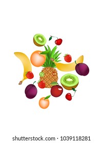 Fruit assorted banner