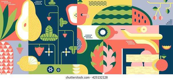 Fruit background abstract