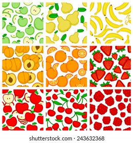 Fruit background collection