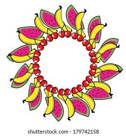 Fruit Background Food Illustration
