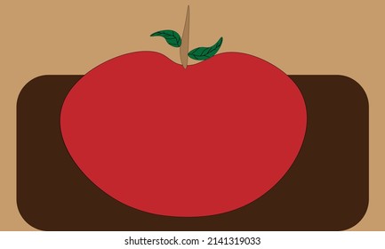 fruit background with red, green, dark brown and light brown colors