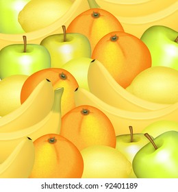 Fruit background vector