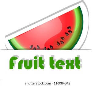 Fruit background, vector illustration for your design