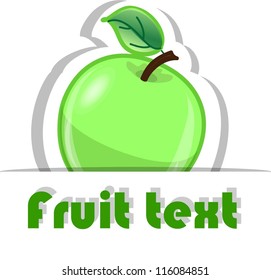 Fruit background, vector illustration for your design