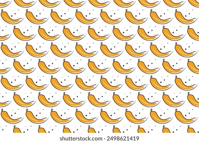 Fruit banana seamless pattern background. Abstract seamless pattern background of banana